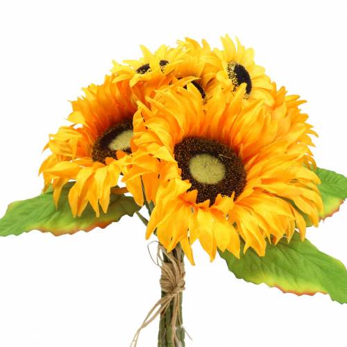 Floristik24 Ozdobná kytica zo slnečníc strapec žltý 30cm