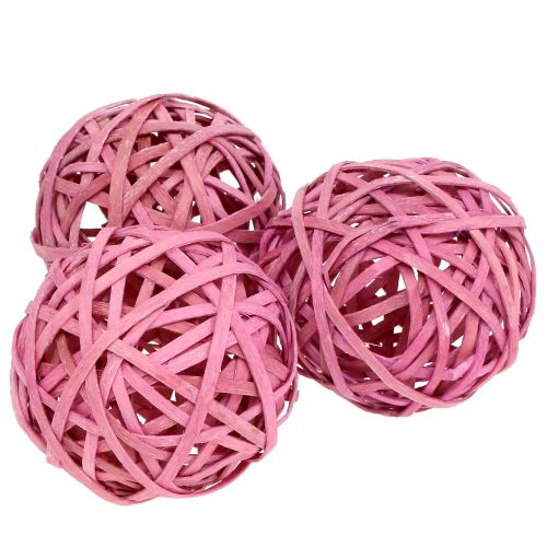Spanball ružový Ø6cm 6ks