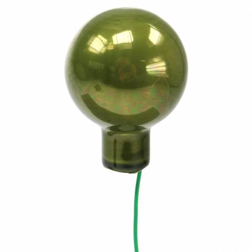 Floristik24 Vianočná dekorácia zrkadlo bobule zelené Ø2,5cm 140p