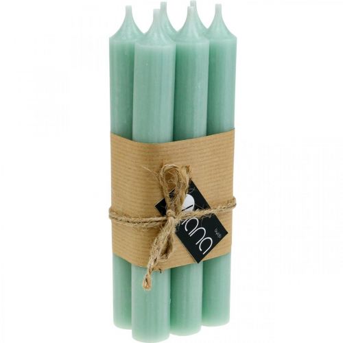 položky Sviečky tyčové zelené sviečky dekorácia na sviečky Ø21mm 170mm 6 ks