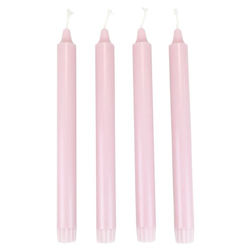 položky PURE kužeľové sviečky starožitné ružové wenzelové sviečky ružové 250/23mm 4ks