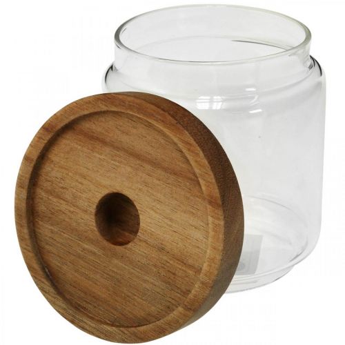 položky Svietnik zo sklenenej tyčinky, dekoratívny sklenený svietnik V11cm Ø9cm 2ks