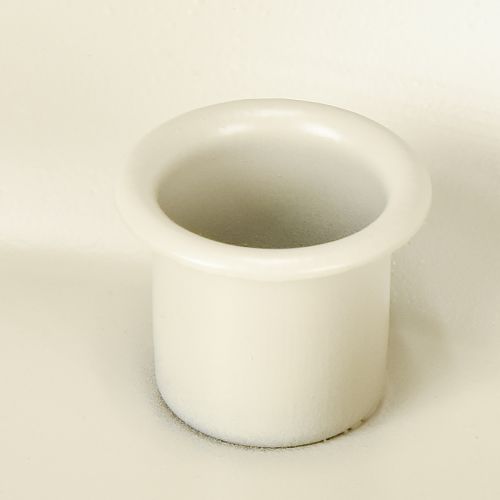 Floristik24 Svietnik na sviečky Tapered pre 4 sviečky, miska na sviečky, sivý kov, Ø30 cm