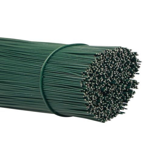 položky Gerbera drôtený zásuvný drôt kvetinárstvo zelený 0,6/300mm 1kg