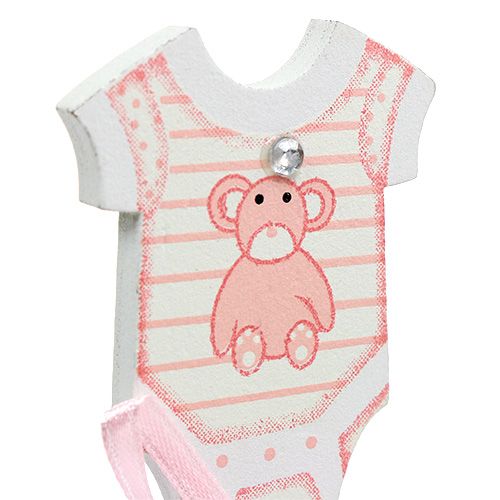 Floristik24 Zátka pôrodná 5,5cm L25,5cm modrá, ružová 24 ks