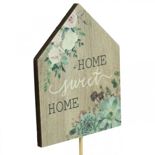 položky Kvetinové zátky drevené Home Sweet Home dekorácia 6,5x7,5cm 18ks