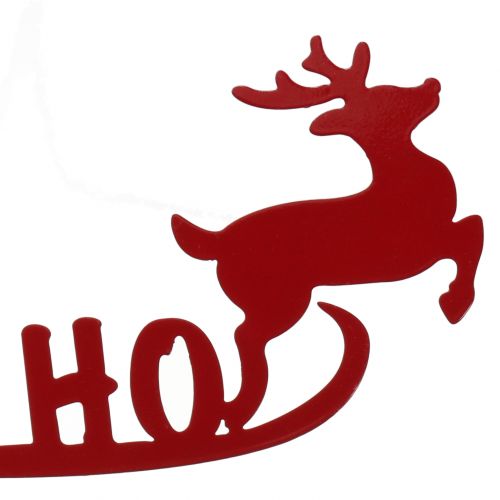 Floristik24 Zástrčka s vianočným motívom Červená 30cm