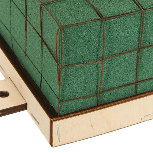 položky Kvetinová penová tehlová základňa z dreva Florette Eco 12×10cm