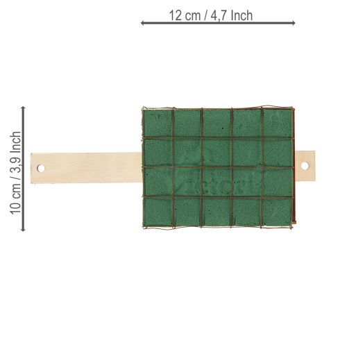 položky Kvetinová penová tehlová základňa z dreva Florette Eco 12×10cm