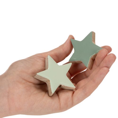 Sada drevených hviezd na stôl a parapet, 5 cm, 9 kusov | Floristik24.sk