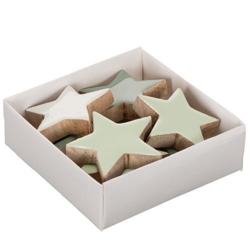 Sada drevených hviezd na stôl a parapet, 5 cm, 9 kusov | Floristik24.sk