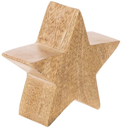 Dekoratívna figúrka hviezdy, stolová dekorácia, 10 cm, 3 kusy | Floristik24.sk