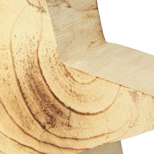 položky Hviezda z dreva Drevená hviezda na postavenie Paulownia natural 30cm