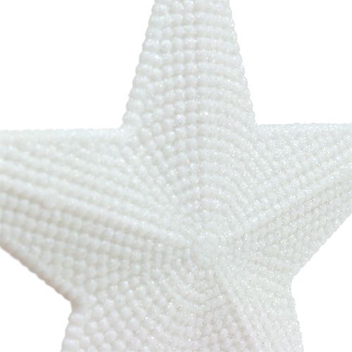 položky Hviezda na zavesenie biela 11cm L19cm 6ks