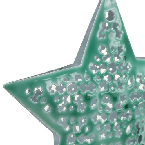 položky Hviezda na zavesenie mätovo zelená 15cm