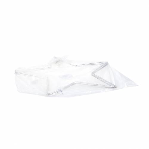 Floristik24 Deco star strieborný kov Ø50cm 4ks