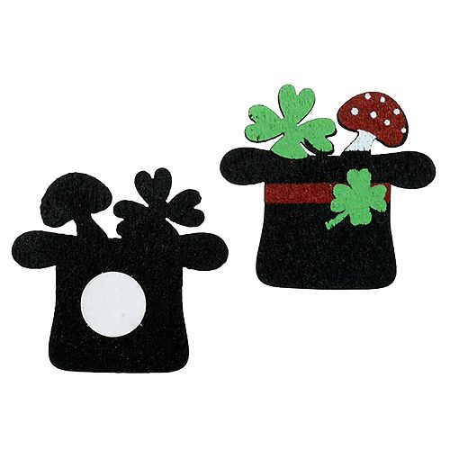 Floristik24 Darčeky Silvester 3,5cm farebné 54ks