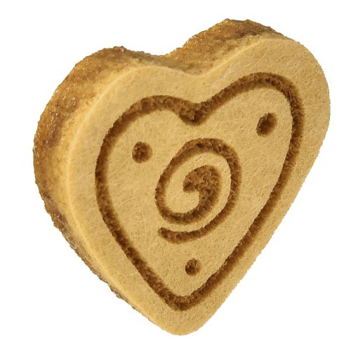 položky Vianočná dekorácia na stôl z drevených vlákien, rôzne farby, 4 cm, 12 ks