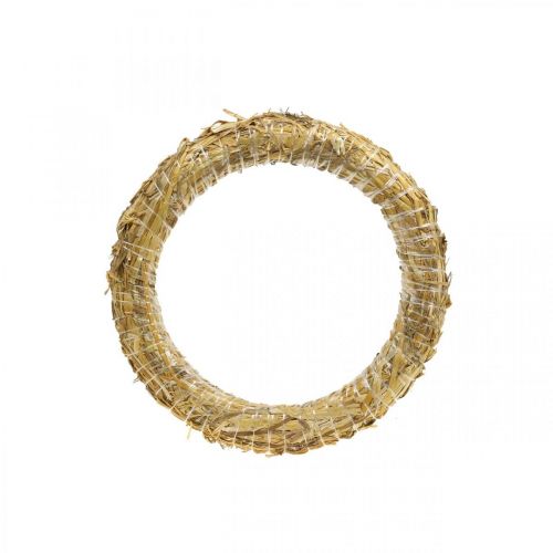 položky Slamený veniec 25/4cm 10ks - prírodný veniec na adventný veniec, veniec na dvere, dekoráciu na stôl