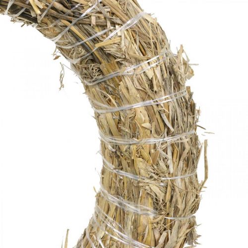 položky Sada vencov z prírodnej slamy 30 cm Ø 10 kusov - Ideálne na remeslá, adventné vence a pohrebné aranžmány, biologicky odbúrateľné