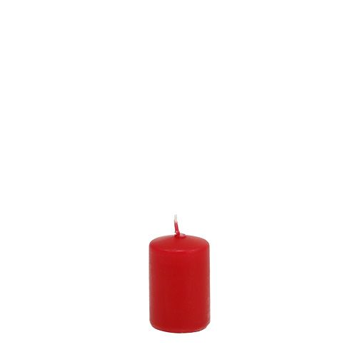 položky Stĺpové sviečky červené adventné sviečky malé sviečky 60/40mm 24ks