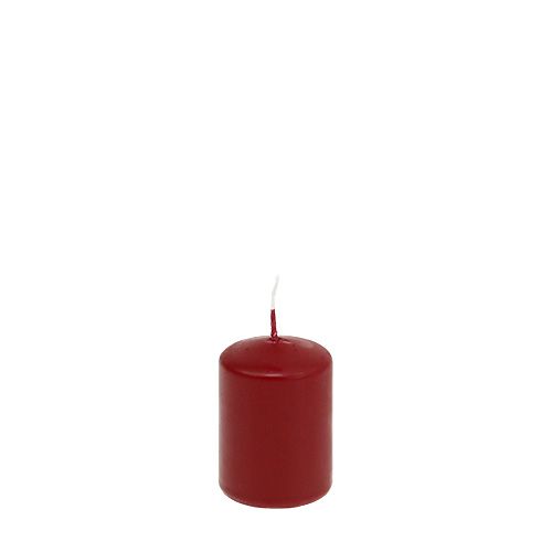 položky Sviečky stĺpové V70mm Ø50mm sviečky staré červené 12ks