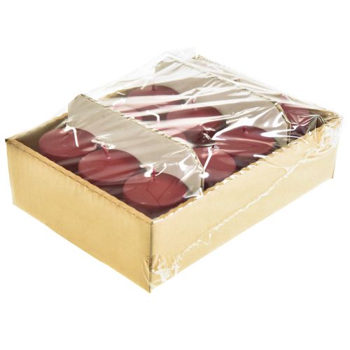 položky Sviečky stĺpové H70mm Ø50mm sviečky staré červené 12 ks