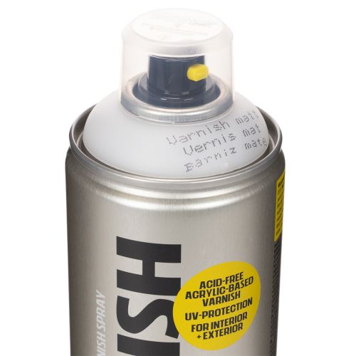 Číry matný lak v spreji, odolný voči UV žiareniu, bez kyselín, Montana plechovky, 400 ml | Floristik24.sk