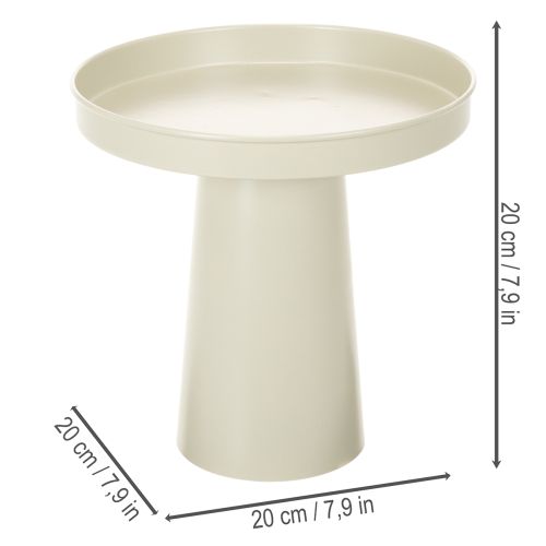 Stojan na tácky, dekoratívny tanier na sviečky a figúrky, 20 cm | Floristik24.sk