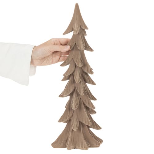 Malý vločkový dekoratívny vianočný stromček, stolová dekorácia, 44 cm | Floristik24.sk