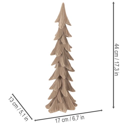 Malý vločkový dekoratívny vianočný stromček, stolová dekorácia, 44 cm | Floristik24.sk