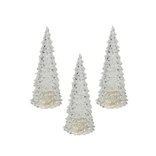 Floristik24 Vianočný stromček akryl s LED svetlom Ø6cm V12cm