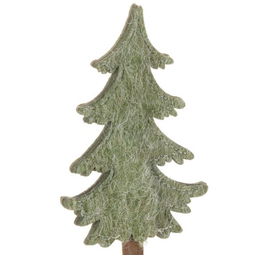 Dekoratívny vianočný stromček na palici do kvetináčov a vysokých aranžmánov, 45 cm, 6 kusov | Floristik24.sk