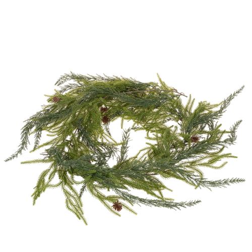 Girlanda z umelých borovicových vetvičiek so šiškami na adventnú dekoráciu 218 cm | Floristik24.sk