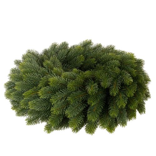 Veniec z umelých jedľových vetvičiek, zelený, okrúhly, 50 cm | Floristik24.sk