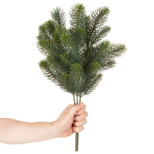 Umelá jedľová vetvička, slávnostná dekorácia okna, 50 cm, 3 kusy | Floristik24.sk