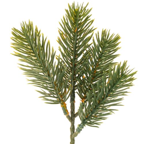 Umelá zelená jedľová vetvička na zimnú dekoráciu, 25 cm, 24 kusov kúpiť | Floristik24.sk