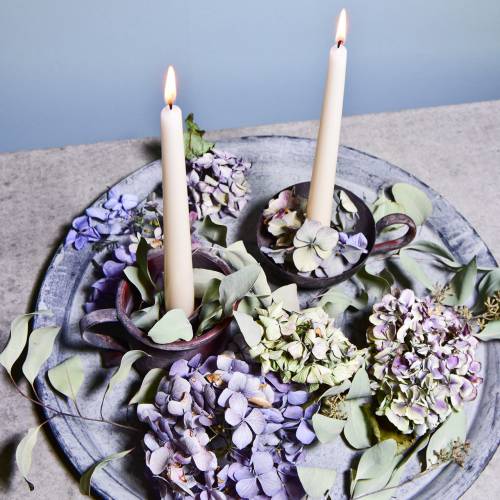 Floristik24 Pohár na sviečku starožitného vzhľadu Ø10cm V7cm