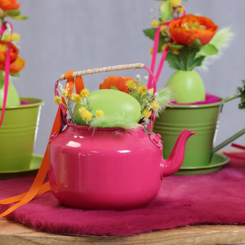 položky Čajník, nostalgický vidiecky štýl, dekoratívny do obývačky alebo kuchyne, 15 cm