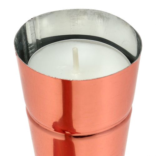 položky Svietnik na čajovú sviečku Ø4,5cm V25cm medený 4ks