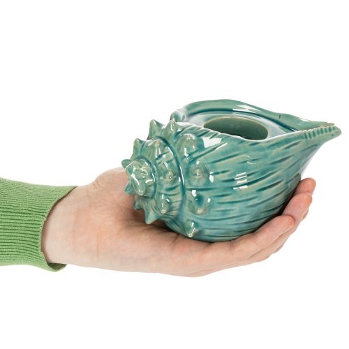 položky Držiak na čajové sviečky s mušľou, dekoratívna stolová sviečka do kúpeľne, obývačky 16 cm