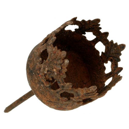 Floristik24 Držiak na čajové sviečky na lepenie hrdze Ø3,8 cm V10,5 cm 4 ks