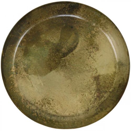položky Dekoračný tanier mosadzného vzhľadu Dekorácia na plech Ø30,5cm