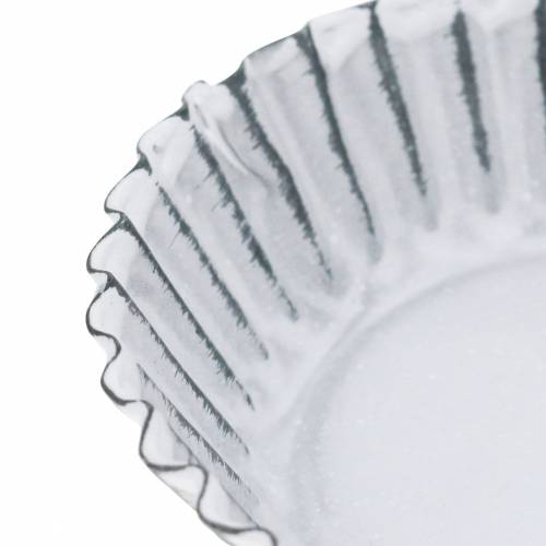 položky Ozdobný plech na pečenie zinkový biely Ø10cm V2cm