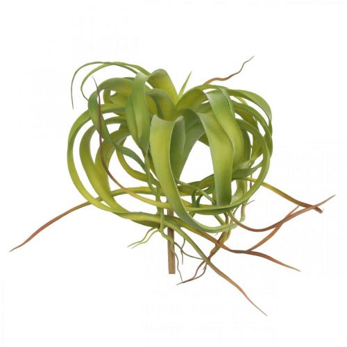 položky Tillandsia umelá na palicu svetlozelená umelá rastlina 30cm