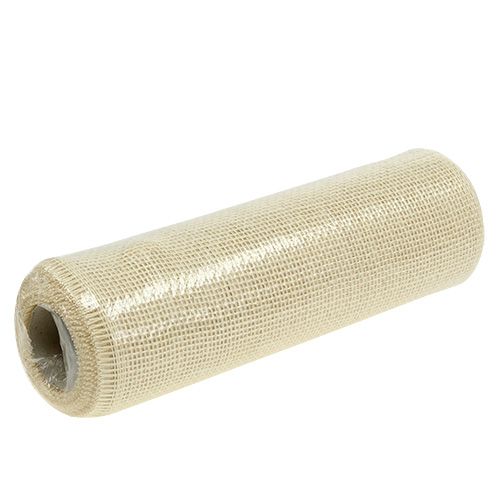 položky Stuha na stôl jutová bielená 30cm 5m