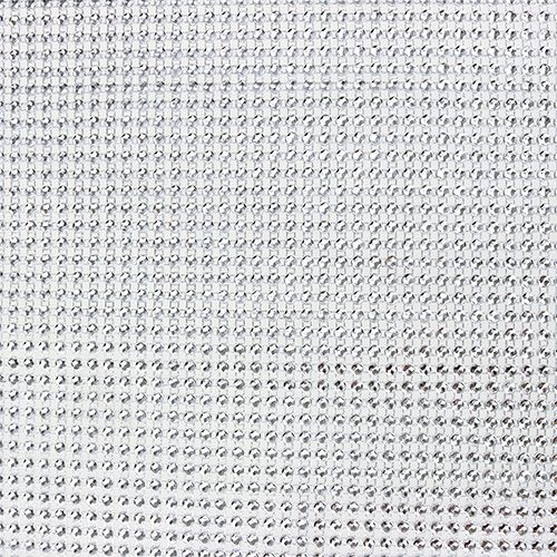 Floristik24 Behúň na stôl s flitrami svetlostrieborný Š25cm D228cm