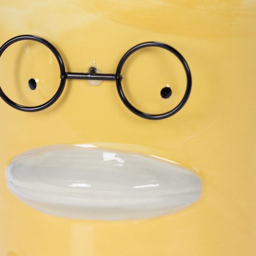 položky Valcovitá dekoratívna keramická váza v tvare kačky pre štýlový domov, 13 cm, 2 kusy