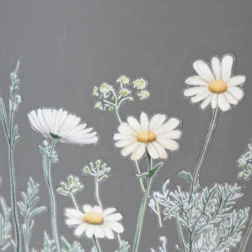 položky Kvetináč s kvetinovým vzorom pre modernú dekoráciu domu a letného balkóna, 13 cm, 4 kusy