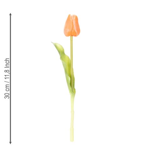 položky Umelé tulipány na jarnú dekoráciu, obývačku a kuchyňu, s realistickým vzhľadom, 30 cm, 7 kusov